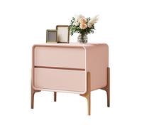 Tables de Chevet Fines,Ensemble de Table de Chevet Roses avec Armoire de Rangement et tiroirs,Tables d'appoint Modernes pour Chambre à Coucher,contemporaine,Table d'appoint de Style Ferme
