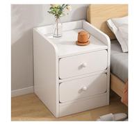 Tables de Chevet Fines,Table de Chevet Minimaliste avec tiroirs pour Petits espaces,Table d'appoint Moderne pour Chambre,Salon,entrée (40 cm,2 tiroirs)