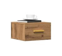 Tables de chevet murales 2 pcs chêne artisanal 35x35x20 cm, armoire de chevet flottante, armoire de chevet suspendue, 857066