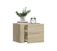 Tables de chevet murales 2 pcs chêne sonoma 45x30x35 cm, armoire de rangement, armoire murale suspendue, armoire de 848330