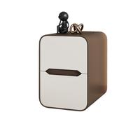 Tables de chevet, table de chevet à couches massive minimaliste moderne, mini canapé de chambre à coucher table de chevet en bois / table d'appoint en bois avec double rangement, D-25 * 40 * 48cm