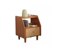 Tables de Chevet Table de Chevet en Bois Massif, Meuble de Rangement Nordique rétro for Chambre à Coucher, Maison, Petit Appartement, Armoire de Chevet