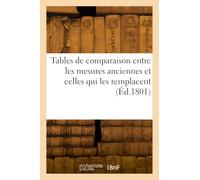 Tables de comparaison entre les mesures anciennes et celles qui les remplacent