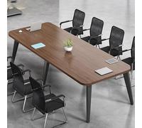 Tables de conférence en bois massif, table rectangulaire simple, planches épaissies pour plus de robustesse et de capacité de charge, adaptées à la formation et aux négociations commer B 180*100*74cm