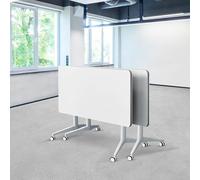 Tables de conférence pliantes avec roues silencieuses pour une utilisation efficace de l'espace dans les bureaux et les salles de classe
