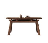 Tables de Cuisine Table à Manger rétractable en Bois Massif, Ronde et Convertible, for Salon, Petite Table Pliante for la Maison Meubles de Salle à Manger(1.35m)
