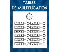 Tables de multiplication: 50 Jours pour Apprenez les tables de multiplication | Mathématiques manuel d’entraînement pour les enfants de 7 à 10 ans