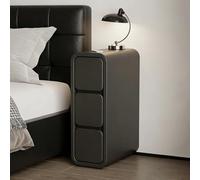 Tables De Nuit for Chambres à Coucher, Table De Nuit avec Tiroirs Et GlissièRe Silencieuse, Bords Arrondis for Lampe De Bureau, Livres, Tasse d'eau