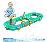 Tables d'eau pour Les Enfants 3+, Jouet de Plage de Table en Plastique sûr, Jouets Table sensorielle DIY détachable, Jouets d'été éducatifs pour garçons Filles Jardin