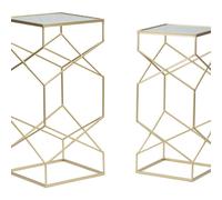 TABLES EN VERRE, PAIRE
