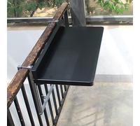 Tables latérales pour la table de pliage murale murale Table de la barre de balcon pour balustrades tables latérales pour balustrade de balustrade table pliante conception de rangement pliable pour