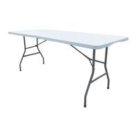WERKA PRO Tables Pliantes rectangulaires 180 x 74 x 74 cm (8 Personnes), Blanc