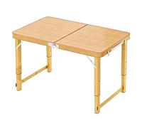 Tables pliantes Table d'appoint de gril portative réglable en hauteur pique-nique camping postes travail utilitaires de table à tréteaux pliables pour coller un barbecue salle à manger(180cm/5.9ft)