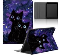 Tablet Coque Pour Samsung Galaxy Tab A8 10,5"" 2021 X200/X205,Cuir Pu En Silicone Cartoon Anime Kawaii Black Cat Motif Aesthetics Housse Avec Fonction De Support Protection Cover,An[SEL6274680]