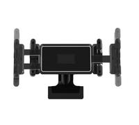 Tablet Holder, Portable Tabletop Phone Mount with Adjustable Viewing Angle, Clamp Stand for Reading, Streaming, Travel, Treadmill, Airplane, Bedside, Car, Drawing, Slip-Resistant