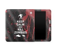Tablet paillettes brillantes compatible avec Kobo Libra 2 (2023) - Kill Zombies - Premium 3M Vinyl Protective Wrap Decal Cover - Facile appli