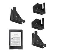 Tablet Wall Mount - ABS Wall Holder Stand for Smartphones, Tablets, and eReaders | Strong Stable Space-Saving Organizer in Black Or White, Easy to Install Wall-Mounted Stand for Home Office