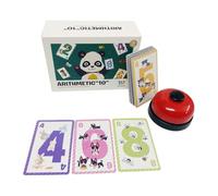 Tabletop Board Game - Pattern Matching Table Card Game,Classic Interactive Toy with Ringing Bell for Home Traveling Schools Daycare Centers Kindergarten