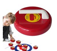 Tabletop Curling Game, Portable Shuffleboard Desktop Game, Indoor Floor Party Leisure Sports Toy for Kids Adults Offices Classrooms Dorms Backyard Family Gathering Bar College Yard Fun Activity