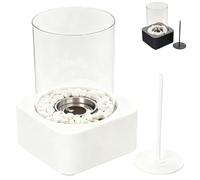 Tabletop Fire Pit-Mini Heater Burner, Portable Compact Lightweight Propane Gas Flame Bowl with Ignition Control, Home Accessories for Bonfire Garden Backyard RV Camping Outdoor Use