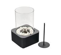 Tabletop Fire Pit - Mini Propane Gas Burner, Outdoor Mini Heater Burner for Patio, Garden, Backyard | Portable Alcohol Fireplace, Home Decorative Prop, Ambient Lighting | Bonfire, RV, Camping, Modern