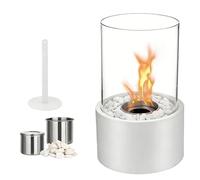 Tabletop Fire Pit,Portable Tabletop Fireplace,Lightweight Mini Desktop Fireplace,Indoor Outdoor Auto-Ignition Smokeless Fire Bowl,for Patio,Garden,Camping,Living Room,Bedroom Decor