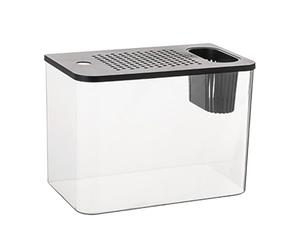 Tabletop Fish Tank - Desktop And Turtle Aquarium | Small Aquariums For Home Or Office, Décorative Container, Indoor Lovers, Plant Display, Gardening Pet Enthusiasts