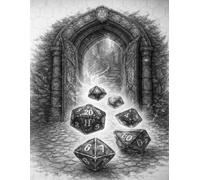 Tabletop Session Notebook: Dot Grid Notes & Hex Grid Battle Map Pages