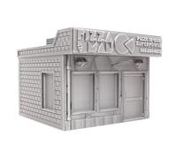 Tabletop Terrain by Corvus Terrain Pizza Shop Compatible avec MCP 32 mm