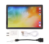 Tablette 10,1 pouces élégante et portable, écran IPS brillant, Android dernier cri, double caméra, processeur quadricœur haute performance, peu