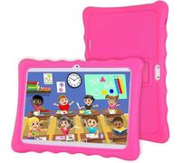 Tablette 10"" 32Go, LAMZIEN Android 8.1 Tablette tactile,10 Pouces IPS HD 3G Dual-Sim Caméra5.0MP WiFi Pre-Jeux éducatifs,Rose