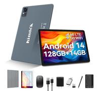 Tablette 10 Pouces Android 14 Tablette 2024 Dernière Tablette Octa-Core, Double Tablette Mobile 4G avec 128GB+14GB+1To Étendre, 5G WiFi Android Tablette avec Clavier, 8000mAh, GPS, Caméra 13+8MP, Full