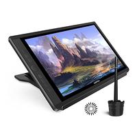 Tablette à dessin avec écran, écran XOPPOX 15,6" avec écran laminé complet 1080p, inclinaison 8192 niveaux stylet sans batterie, support réglable, compatible avec Window/Mac