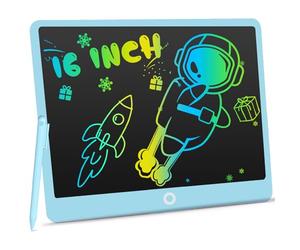 Tablette à dessin de 40,6 cm, deux stylos/un stylo, tablette d'écriture LCD, planche à dessin portable, tableau magique effaçable et réutilisable, cadeau d'anniversaire de 3 à 8 ans pour filles et
