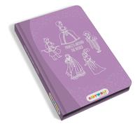 KIDYWOLF - KIDYDRAW Mini - Princesses - Tablette à Dessiner Enfant LCD 8,2" - Ardoise Magique avec 30 Calques - Jeu Éducatif & Créatif Nomade dès 4 Ans