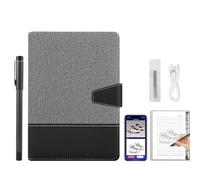 Tablette à Dessin numérique pour Ordinateur Portable avec Stylo Intelligent pour numériser, convertir en Texte, Stocker et Partager en Temps réel,Gray a