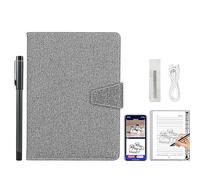 Tablette à Dessin numérique pour Ordinateur Portable avec Stylo Intelligent pour numériser, convertir en Texte, Stocker et Partager en Temps réel,Gray b