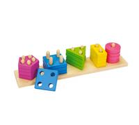 Tablette À Ranger Formes Et Couleurs 20 Pièces Multicolore TU