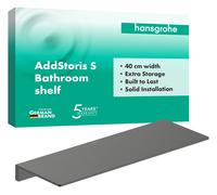 tablette AddStoris de hansgrohe, 41794340, Couleur: Chrome noir brossé