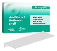 tablette AddStoris de hansgrohe, 41794700, Couleur: Blanc mat
