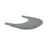 Hauck Plateau pour chaise haute Alpha Click Tray – Fixation rapide, nettoyable, recyclé GRS, Gris