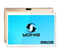 Tablette Android 10 Pouces 4G 7.0 Octa Core 2Go Ram Bluetooth GPS 32 Go Or + SD 64Go YONIS
