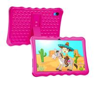 Tablette Android 10 Pouces Enfant Tablette avec Case, 8GB RAM+32 GB ROM, 2+5MP Camera, 5000mAh Rose Tablette Bon Marché