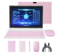 Tablette Android 15, tablettes 10", 18 Go de RAM + 128 Go de ROM/2 To extensible, tablettes 2 en 1 avec étui de clavier, écran d'affichage HD IPS 1280 x 800, Wi-Fi6, double caméra, batterie 6000 mAh