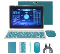 Tablette Android 15, tablettes 10", 18 Go de RAM + 128 Go de ROM/2 To extensible, tablettes 2 en 1 avec étui de clavier, écran d'affichage HD IPS 1280 x 800, Wi-Fi6, double caméra, batterie 6000 mAh