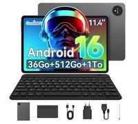 Tablette-Android 16-11.4""FHD-36Go RAM+512GoROM/ 1 TF -T615 Octa-Core-8000mAh-Avec Clavier-Tablette Tactile