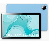 Logicom - Fold 10 - Tablette Android 15 - Folio Gartuit - 10.1 Pouces - HD IPS - 6 Go RAM - 128 Go + 256 Go - WiFi 6 - Octa-Core - USB C - Caméras 8MP et 5MP - Batterie 6000mAh - Bleu