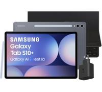 Tablette Android SAMSUNG Pack S10+ avec Galaxy IA + Cover Keyboard Slim + Chargeur
