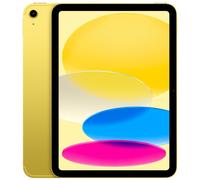 Apple iPad avec Puce A16 : Écran Liquid Retina 11 Pouces, 128 Go, Wi-FI 6 et connectivité cellulaire 5G, caméras Avant/arrière 12 Mpx, Touch ID, autonomie d’Une journée - Jaune
