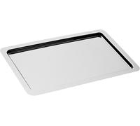 APS 11100 Plateau GN Profi LINE 1/1, acier inoxydable, 53 x 32,5 cm, hauteur 1,5 cm, lavable au lave-vaisselle, fabriqué en Allemagne